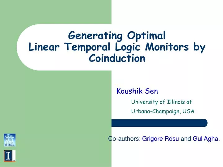 generating optimal linear temporal logic monitors by coinduction