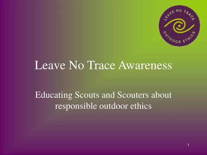 leave no trace awareness