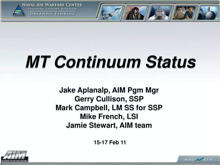 mt continuum status