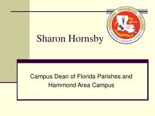 sharon hornsby