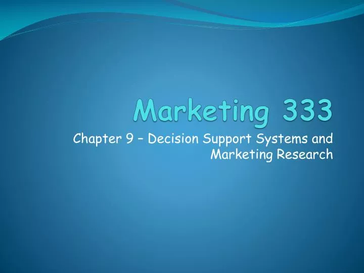 marketing 333