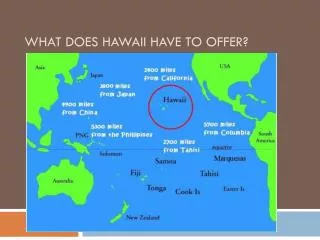 What does Hawaii have to offer?