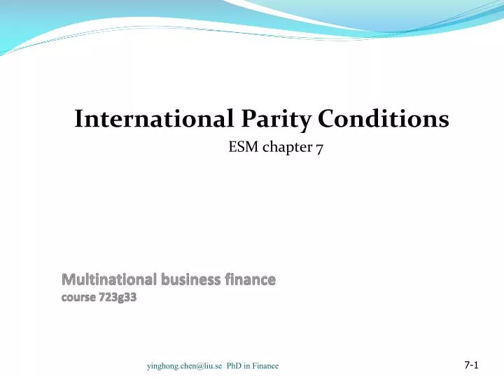 multinational business finance course 723g33
