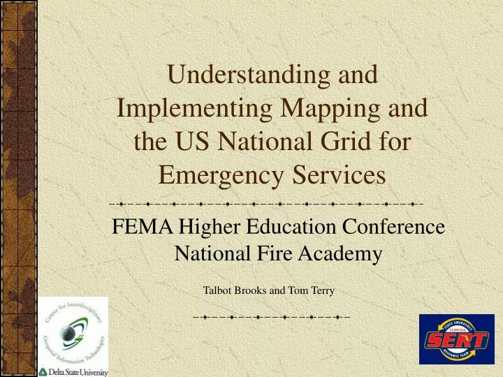 understanding and implementing mapping and the us national grid for emergency services