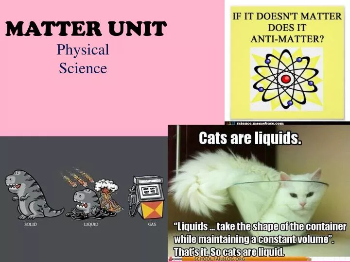 matter unit