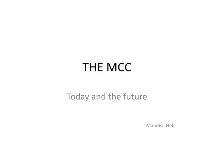 the mcc
