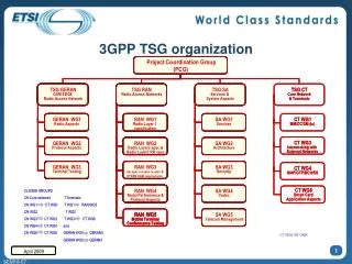 3GPP TSG organization