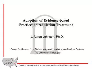Adoption of Evidence-based Practices in Addiction Treatment