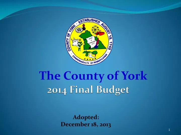 2014 final budget
