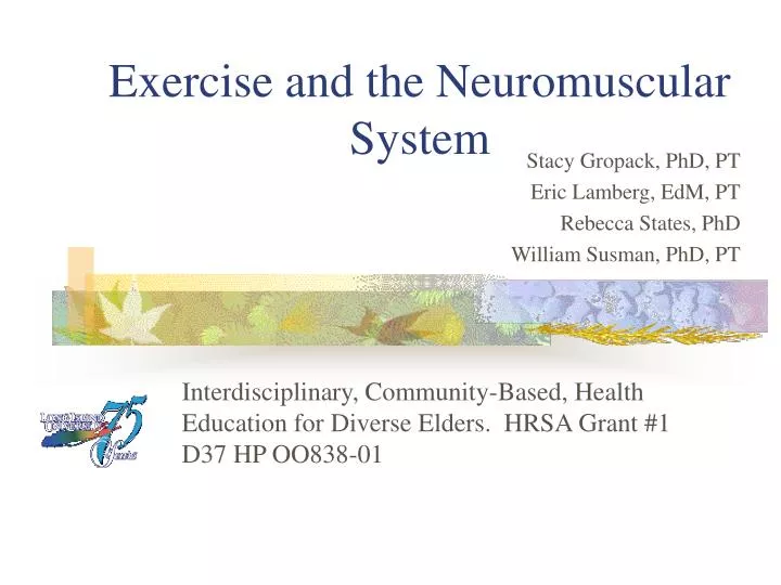 exercise and the neuromuscular system