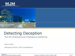 Detecting Deception