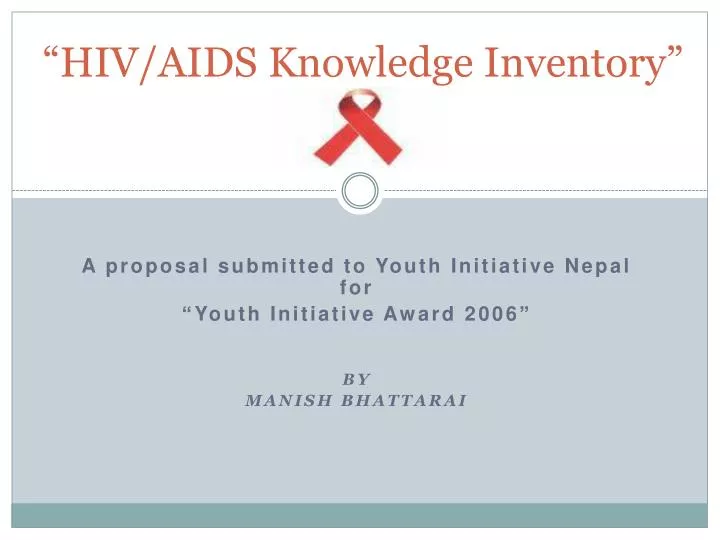 hiv aids knowledge inventory