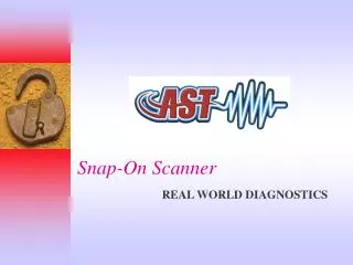 Snap-On Scanner