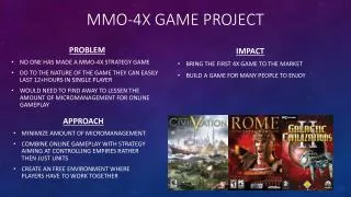 MMO-4x Game Project