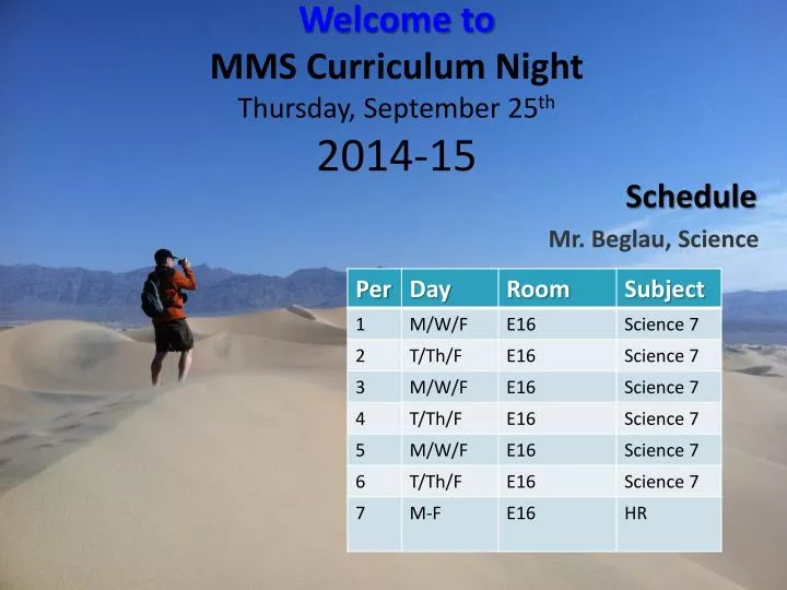 welcome to mms curriculum night thursday september 25 th 2014 15