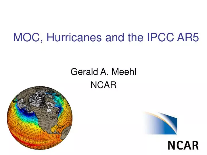 moc hurricanes and the ipcc ar5