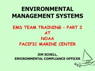ENVIRONMENTAL MANAGEMENT SYSTEMS