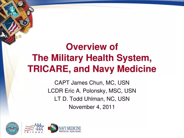 overview of the military health system tricare and navy medicine