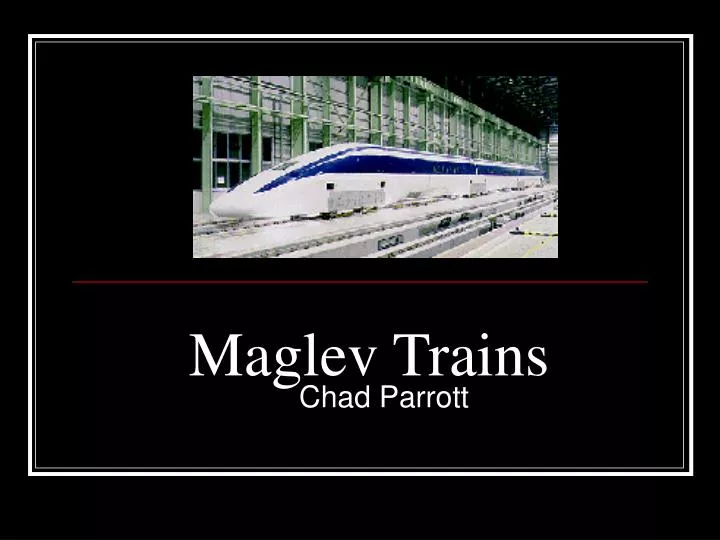maglev trains