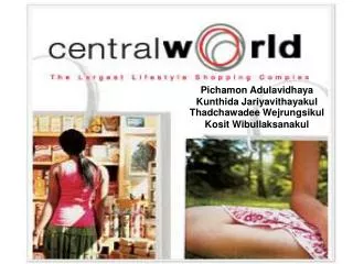 Pichamon Adulavidhaya Kunthida Jariyavithayakul Thadchawadee Wejrungsikul Kosit Wibullaksanakul
