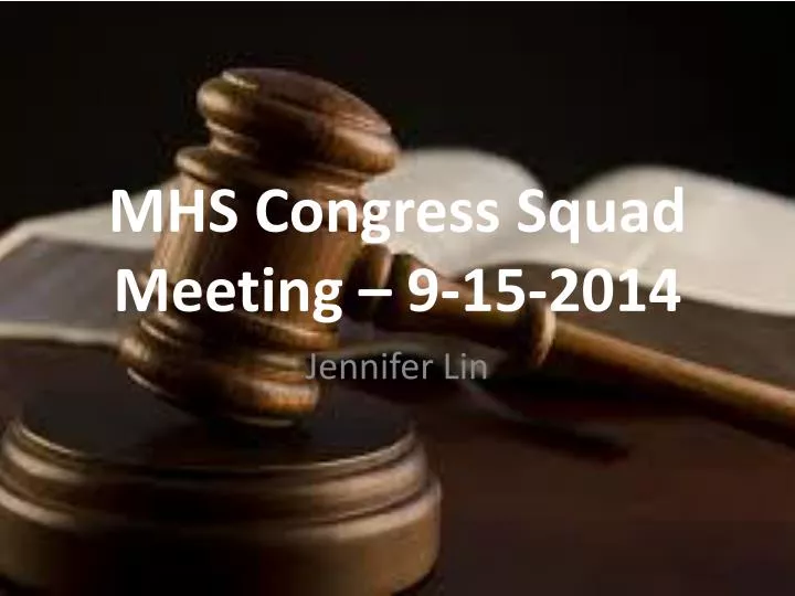 mhs congress squad meeting 9 15 2014