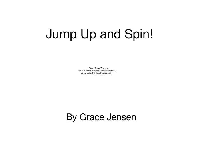 jump up and spin
