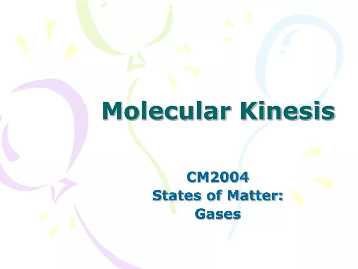 molecular kinesis