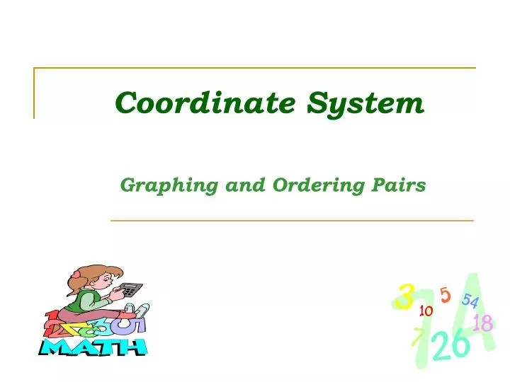 coordinate system