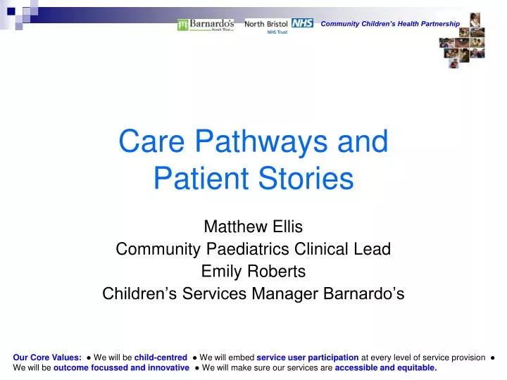 care pathways and patient stories