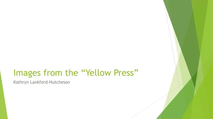 images from the yellow press