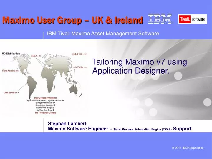 tailoring maximo v7 using application designer