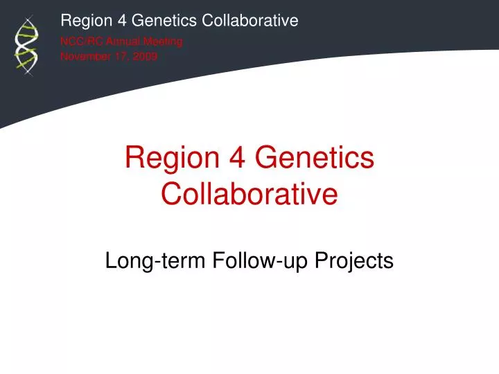 region 4 genetics collaborative