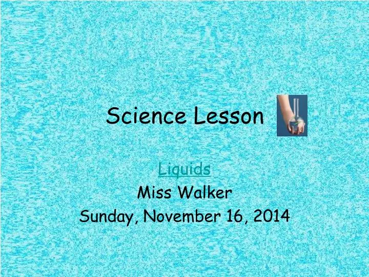 science lesson