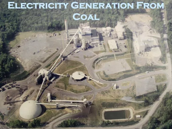 electricity generation from coal