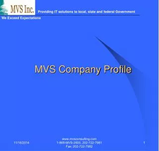 MVS Company Profile