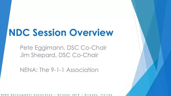 ndc session overview