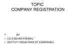 TOPIC COMPANY REGISTRATION - slide 1