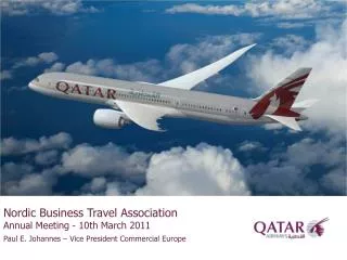 Nordic Business Travel Association Annual Meeting - 10th March 2011
