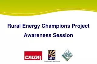 Rural Energy Champions Project Awareness Session