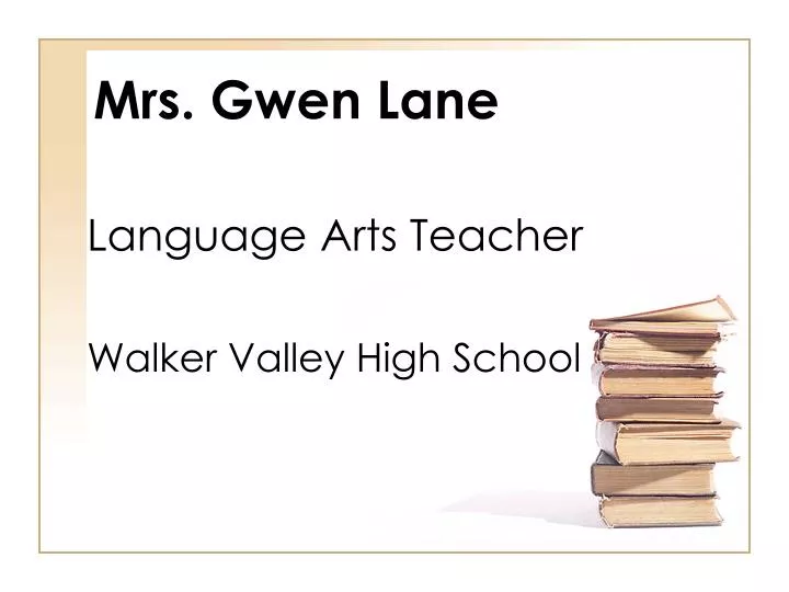 mrs gwen lane