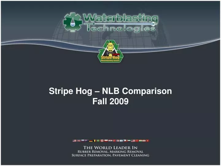 stripe hog nlb comparison fall 2009