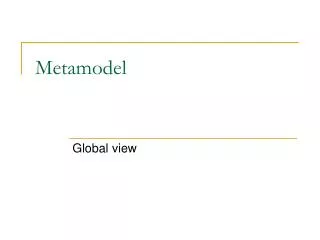 Metamodel