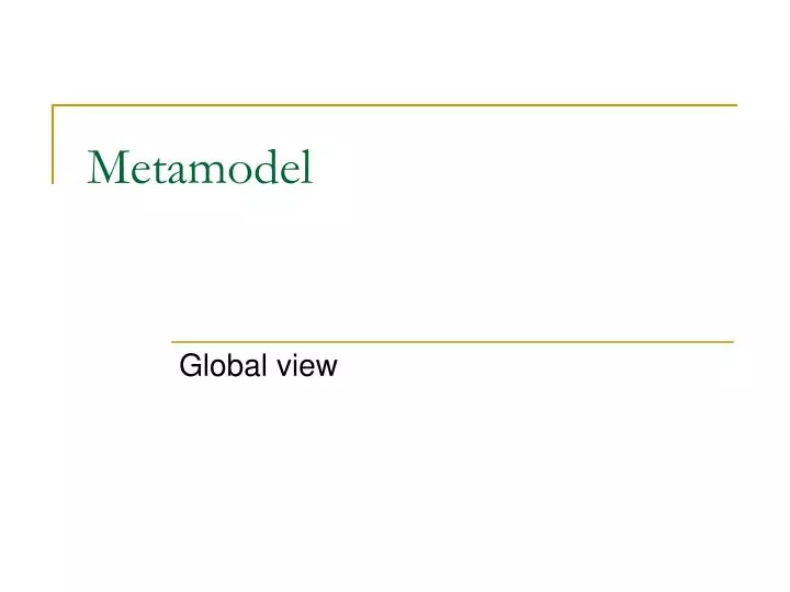 metamodel