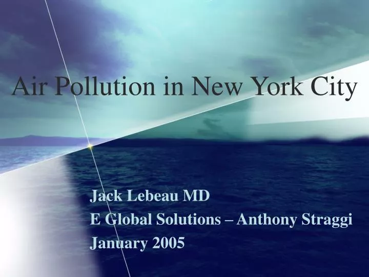air pollution in new york city