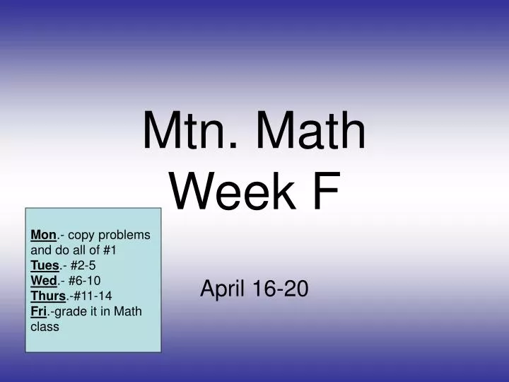 mtn math week f