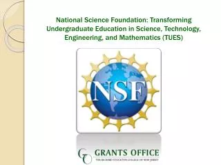 Transforming Undergraduate Education in STEM (TUES)