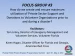 Maximizing Private Sector Support for Disaster Relief - slide 1
