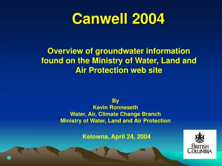 canwell 2004