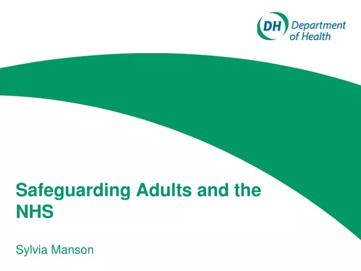 safeguarding adults and the nhs