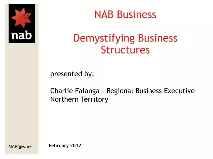 nab business demystifying business structures